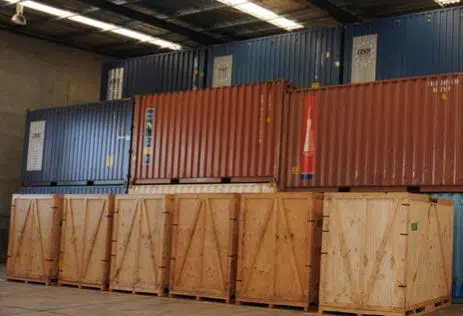Groupage Moves ready for sea freight container