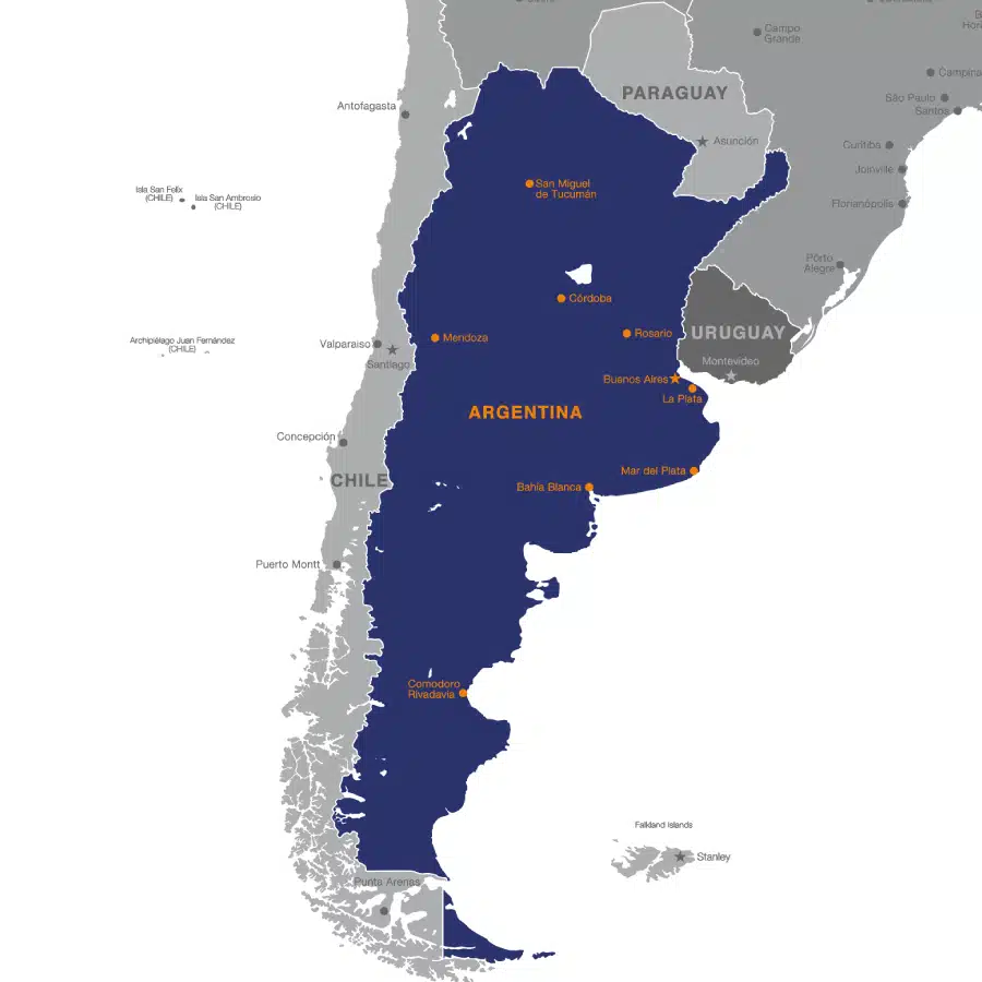 Argentinian Map