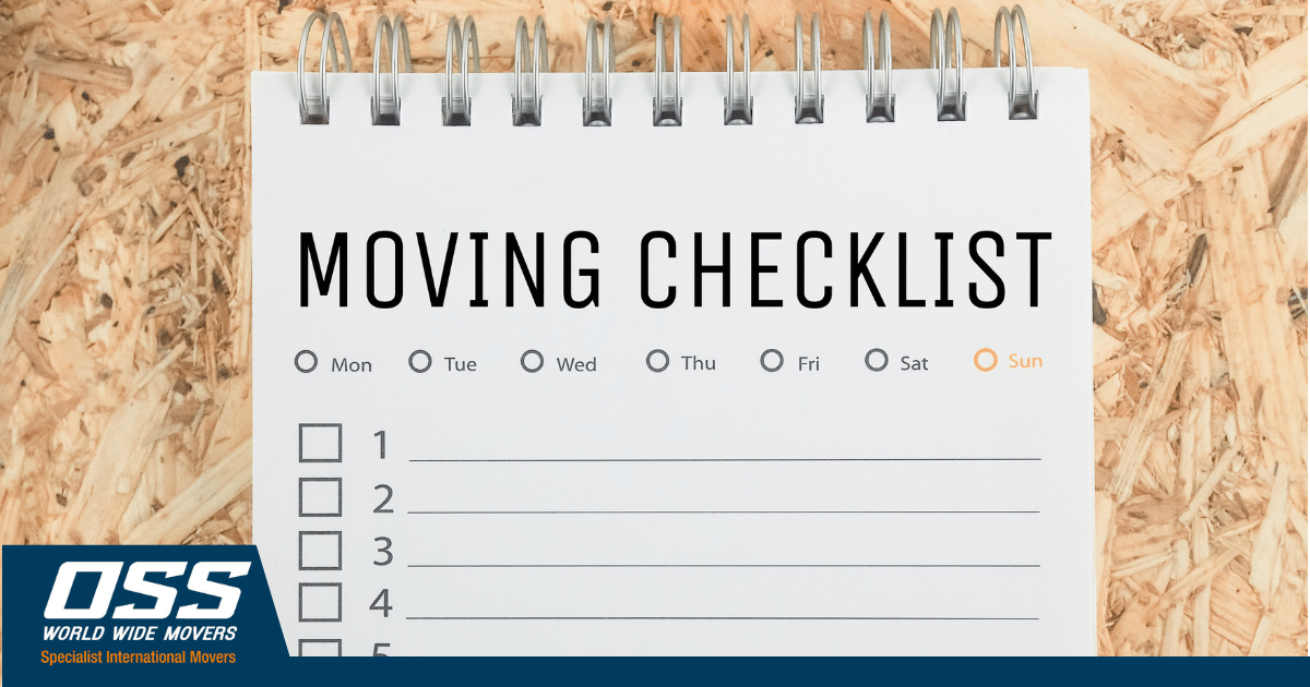Things To Do Before Moving Overseas OSS World Wide Movers