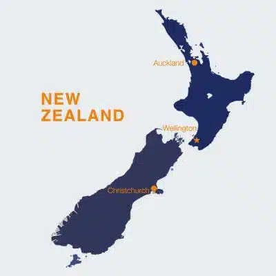 Moving To New Zealand Map