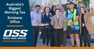 OSS World Wide Movers Hosts Australia's Biggest Morning Tea Brisbane